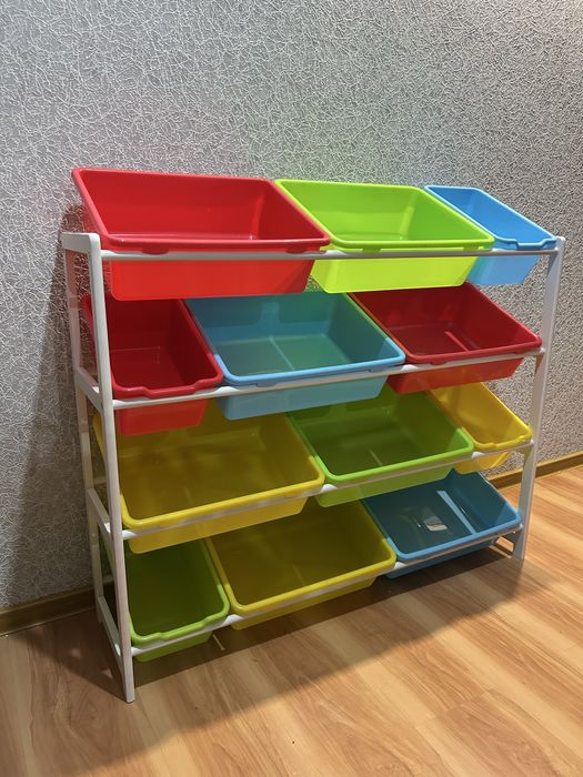 Стеллаж для игрушек детский