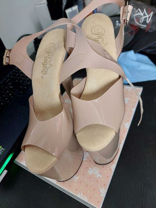 Обувки за екзотик пол денс. Размер 36, ток 20 см.