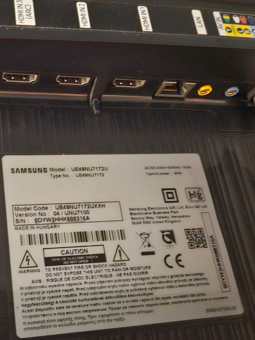 Vand televizor Samsung , 123 cm