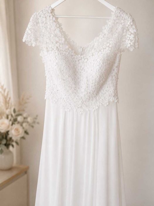 Бяла официална рокля MAGIC BRIDE