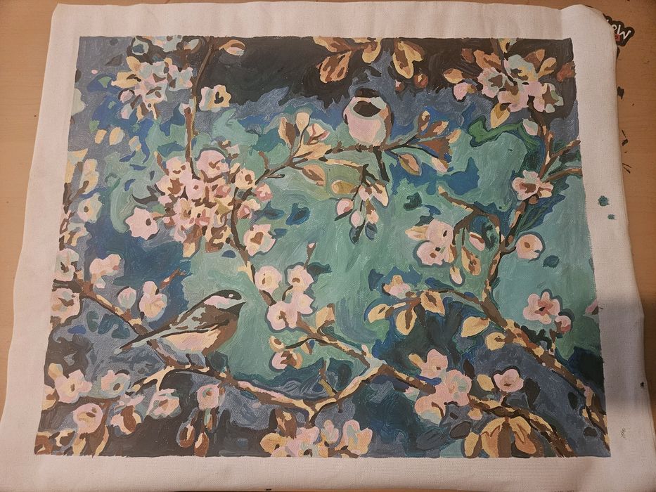 Картина рисувана по номера