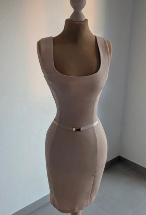 Rochie ocazie Elisabetta Franchi roz pudră