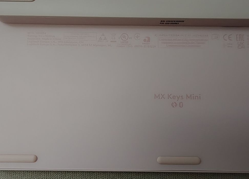 Tastatura iluminata Logitech MX Keys Mini, Wireless, layout US INTL