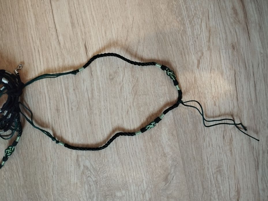 Плетёное ожерелье / чокер ручной работы