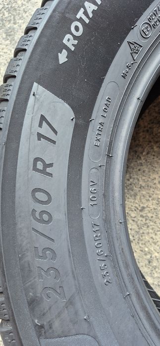 2 anvelope M+S Michelin 235/60/17,dot 2022.Pretul este pe bucata.