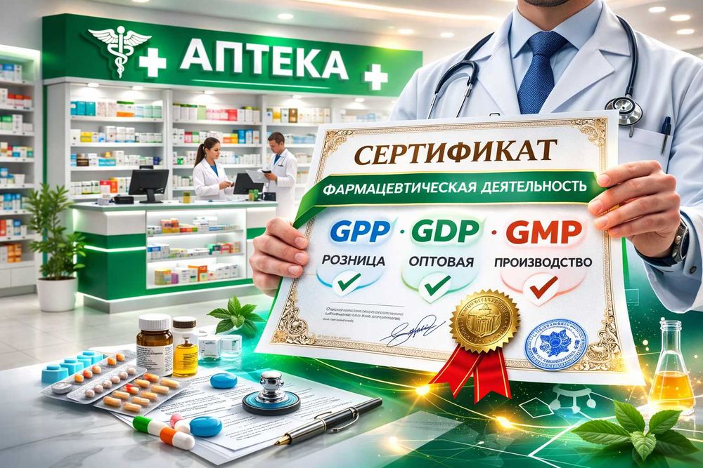 Сертификат GPP GMP GDP