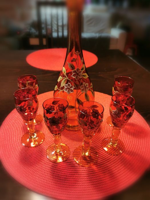 Сервиз BOHEMIA рисуван кристал