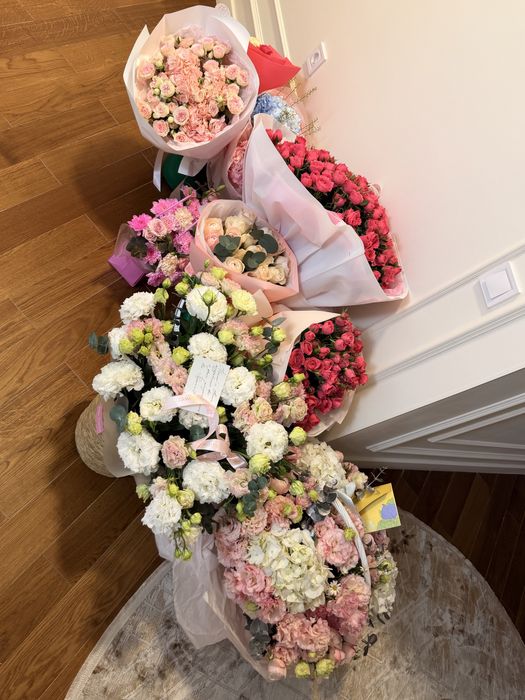 Цветы подарок свежие