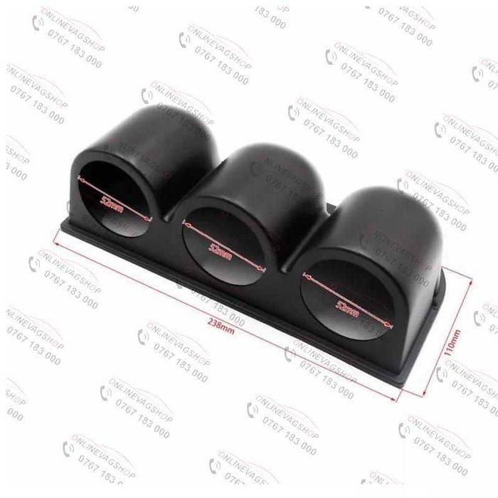 Suport ceasuri indicatoare de 52mm fixare pe stalp si bord