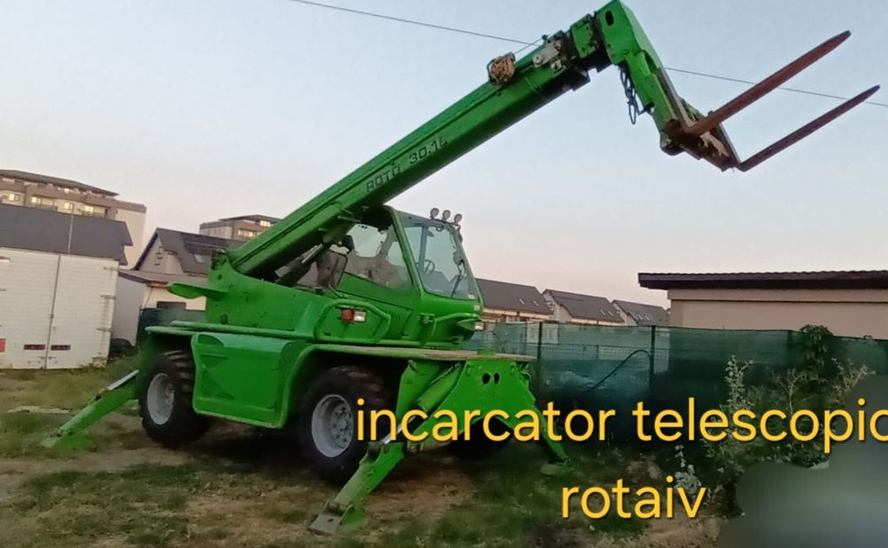 Manitou merlo 30-16 ROTATIV  incarcator  cupa+furcifrontal