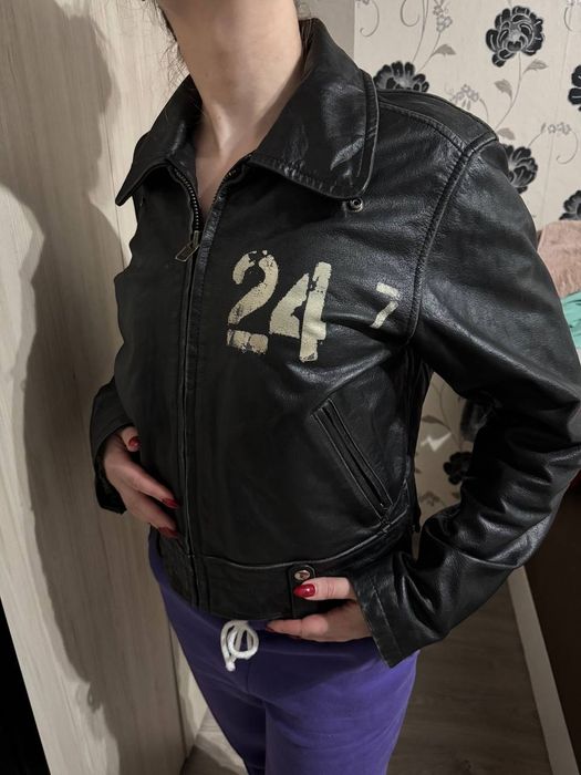 Оригинално коже яке на G Star