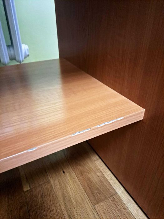 Компютърно бюро - ПДЧ, цвят череша