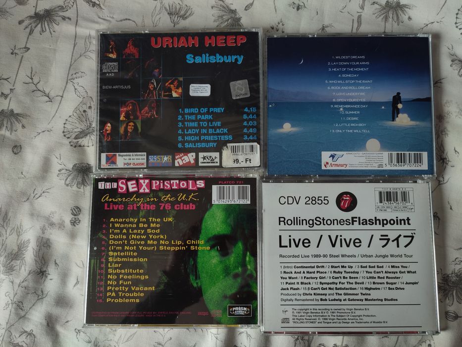 CD uri rock, metal, punk