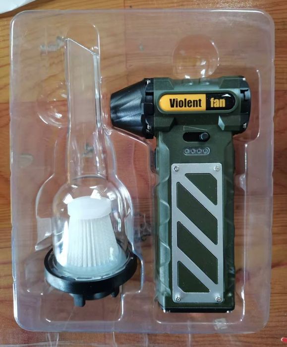 Портативный аккумуляторный турбофен, воздуходувка, турбосушка, пылесос