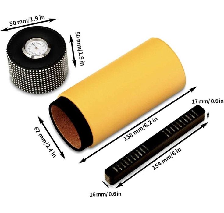 Кожена кутия за пури хумидор