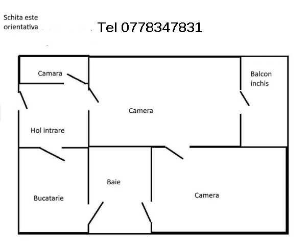 Apartament 2 camere parter
