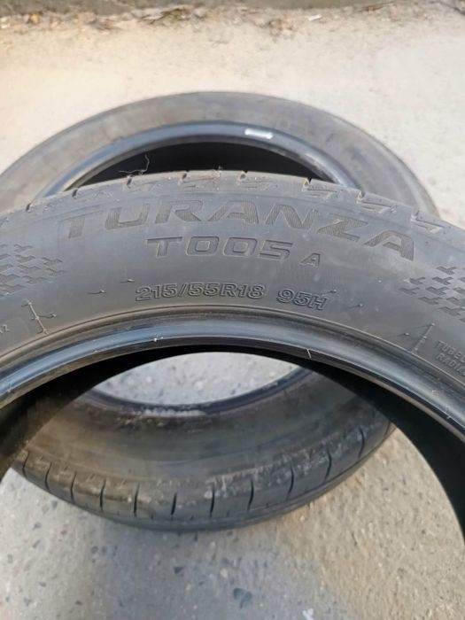 215/55/18 2броя Bridgestone Turanza.Гумите са в много добро състояние