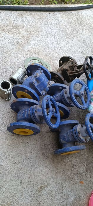 Шибърен кран DN50 (2") – нови, чугунени