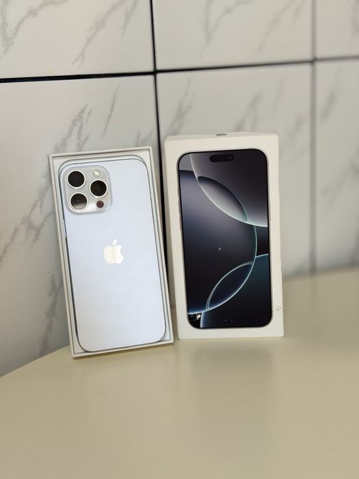 iPhone 16 Pro Max 256GB Ca Nou White Titanium ALB , 17 Pro