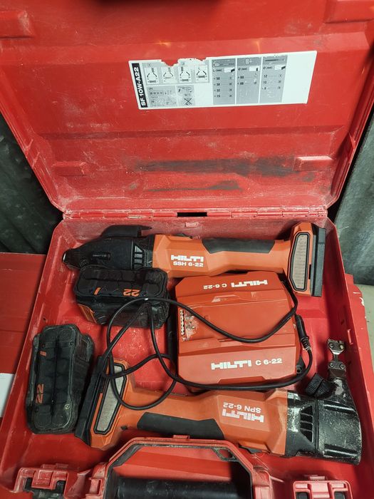 Valiza 3 Hilti tot functioneaza+ alte scule Hilti  detalii pe poze si in pv