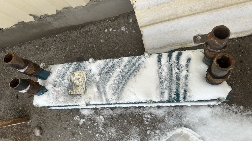 Продам рабочый теплообменник на 76 квт