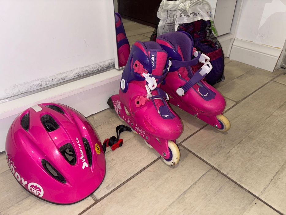 Role cu genunchiere,cotiere și cască