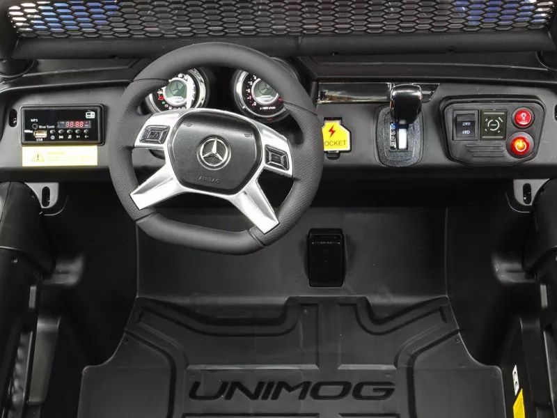 Акумулаторна кола Mercedes Unimog S, LEAN, 4x45W, 110x68x41cm