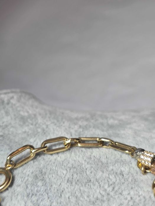 Brățară din Aur 14K 5.7 grame cu charm-uri