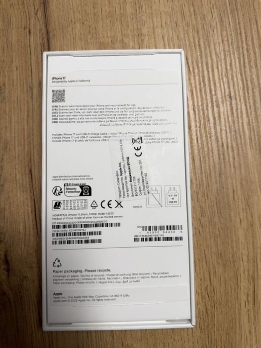 iPhone 17 Black  512 GB