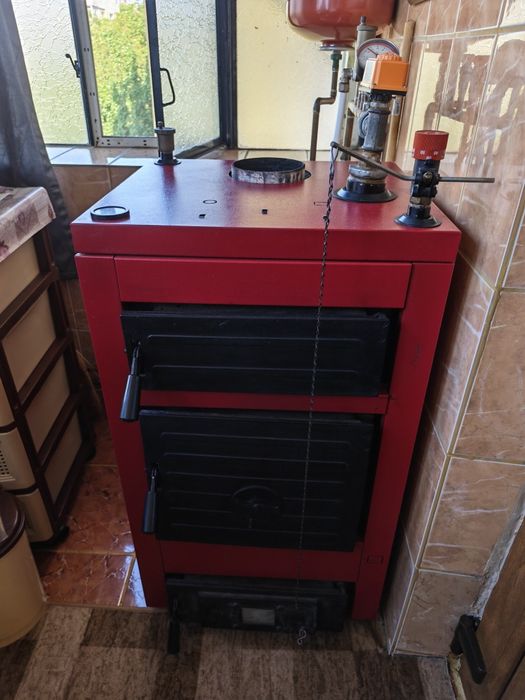 Centrala pe lemne și cărbuni 22 kw