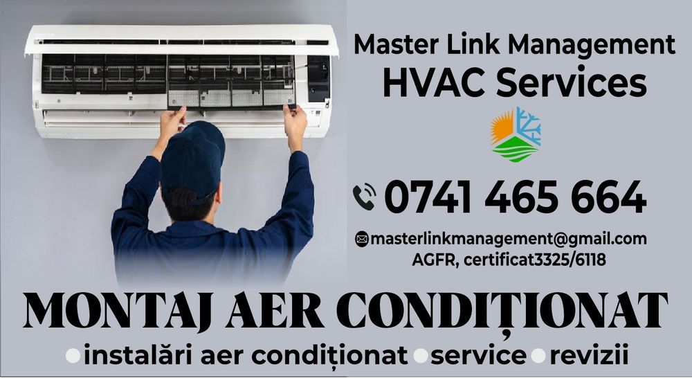 Montaj instalare intretinere aer conditionat si sisteme de climatizare