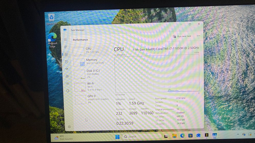 Laptop Dell Latitude 5421 14", 16Gb, 521Gb NVMe, i7 11850H 2,5Ghz
