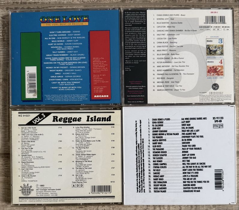 Lot 8 cd-uri muzica reggae