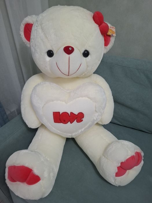 Мишка плюшевый новый