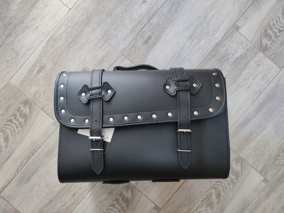 Geanta spate Adrenaline piele moto chopper custom cruiser