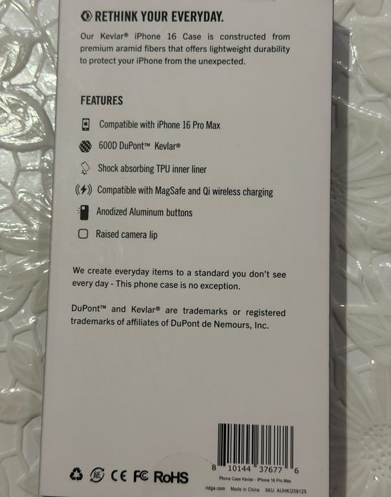 Чисто нов кейс RIDGE за iPhone 16 Pro max