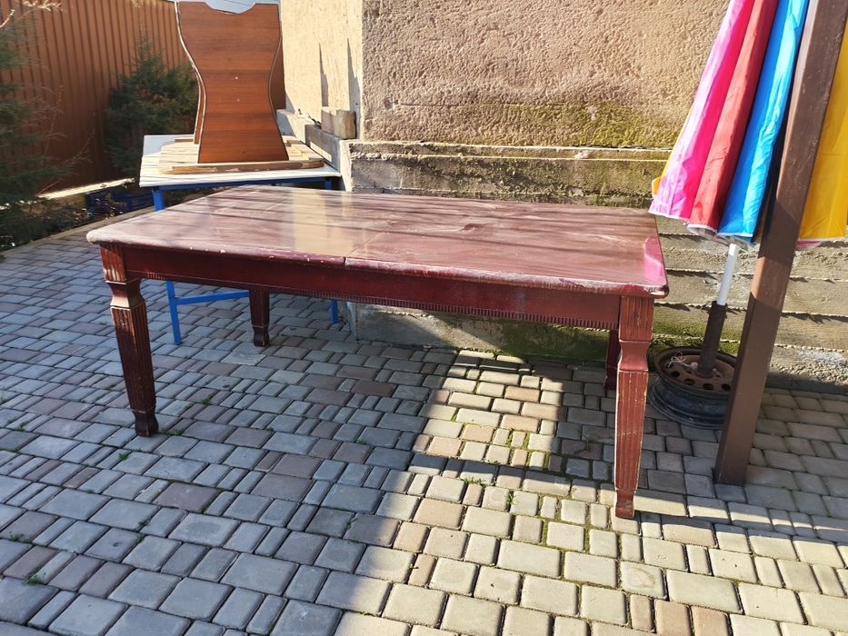 Стол дубовый открывается