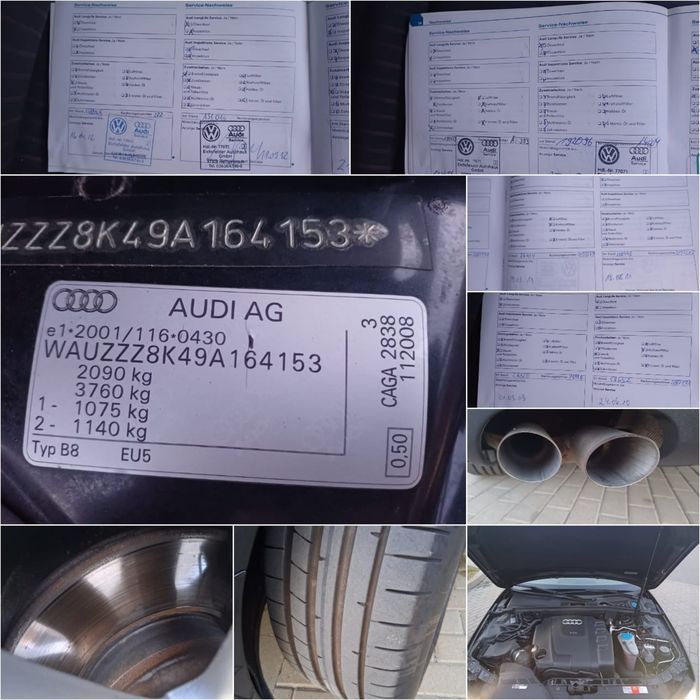 Audi A4 Model B8 2.0 TDI Euro 5