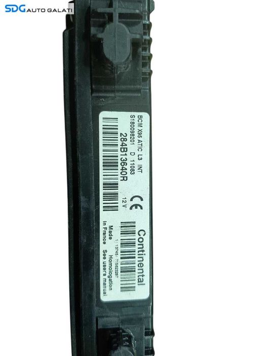 Kit Pornire ECU Calculator Motor Control Confort Coloana Ax Blocator Volan Cartela Cititor Chei Cheie CIP Imobilizator Renault Megane 3 1.9 dCi 2008 - 2016 Cod 237100055R 0281015798 284B13640R 285909828R [LS0146]