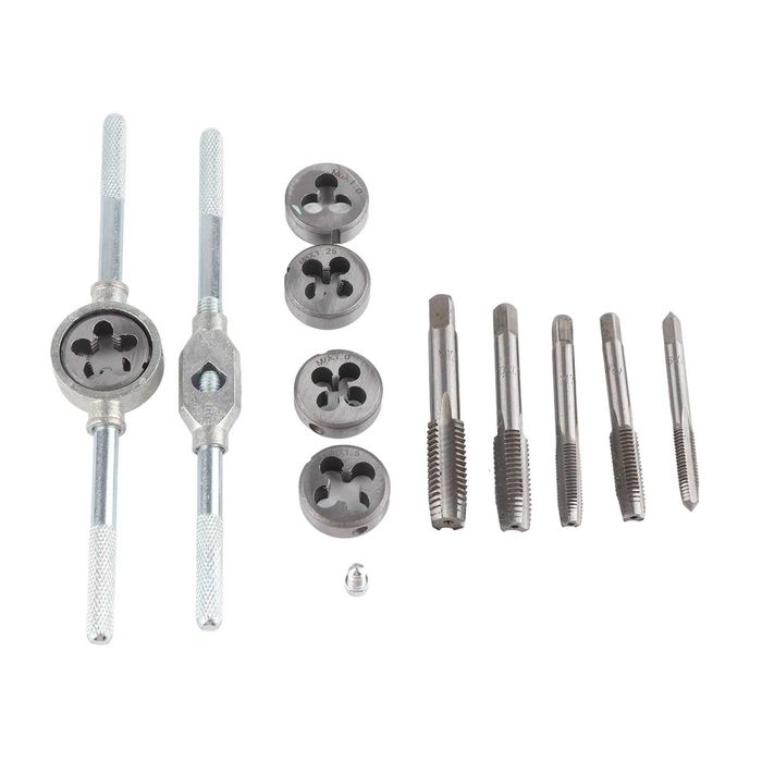 Комплект метчици и плашки 12 части