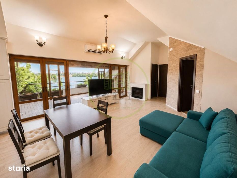 Apartament pe malul lacului | Damaroaia | Doua terase | Vedere specta — fotografia 3