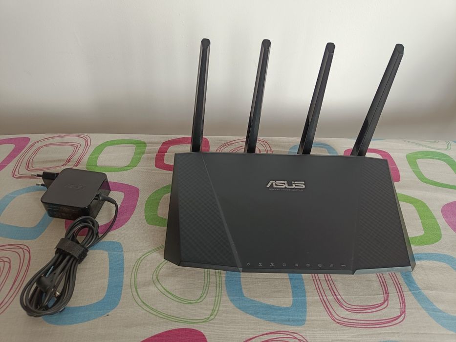 Router Wireless ASUS RT-AC87U AC2400 Dual-Band Gigabit, 4 Antene