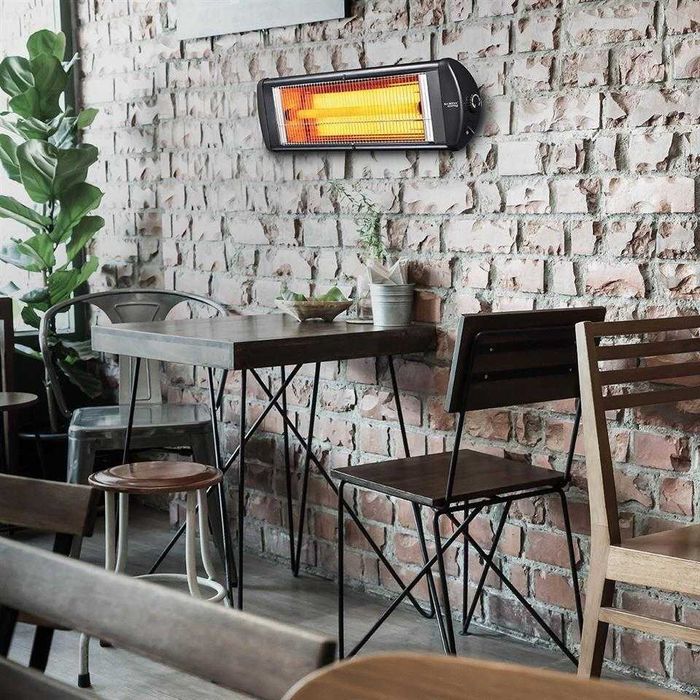 Radiator electric cu infrarosu KUMTEL EX25, 2500W, Termost