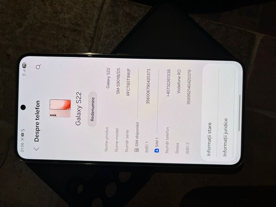 Samsung s22pink gold