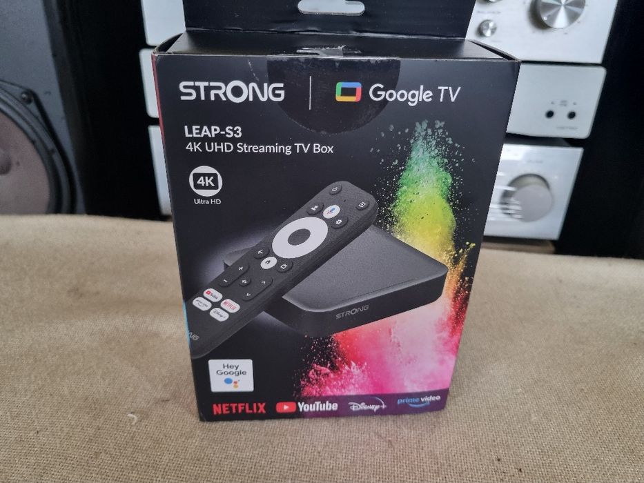 TV Box Strong 4K Ultra HD LEAP-S3. Nou.
