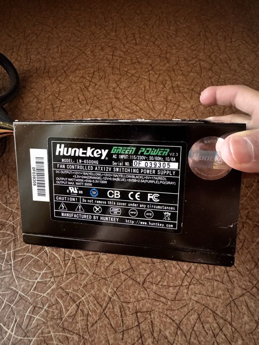 Блоки питания Huntkey. 300W, 400W