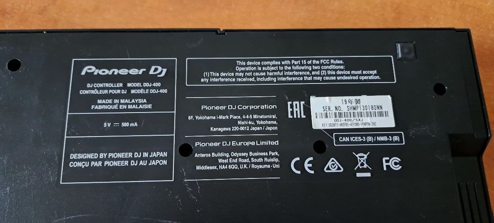 Pioneer DJ DDJ-400