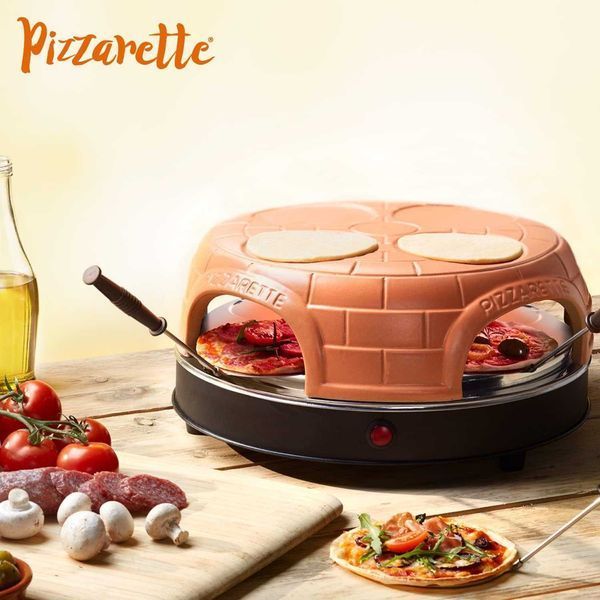 ПРОМО 2г Гаранция Нова Мощна Каменна Фурна за Пици, Emerio, 4 Души