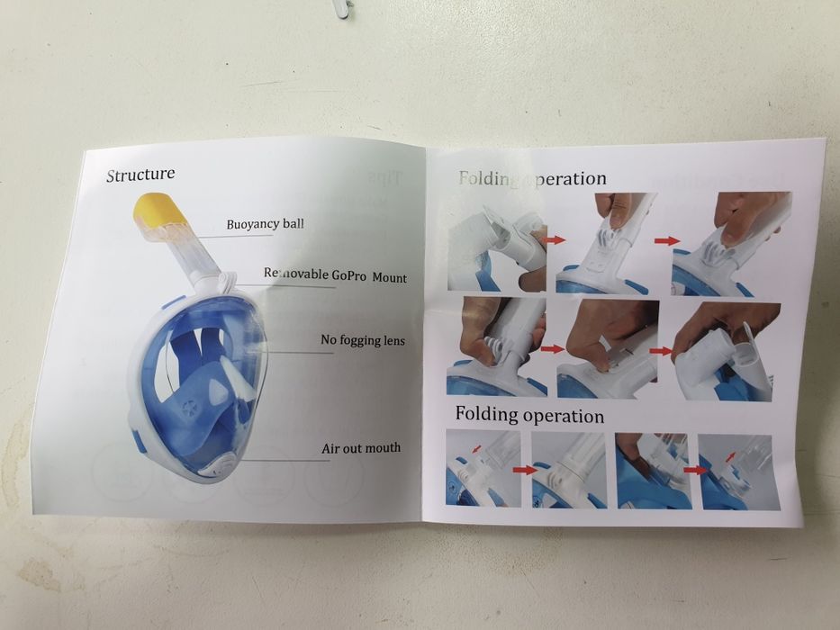 НОВИ Маски за плуване fullface