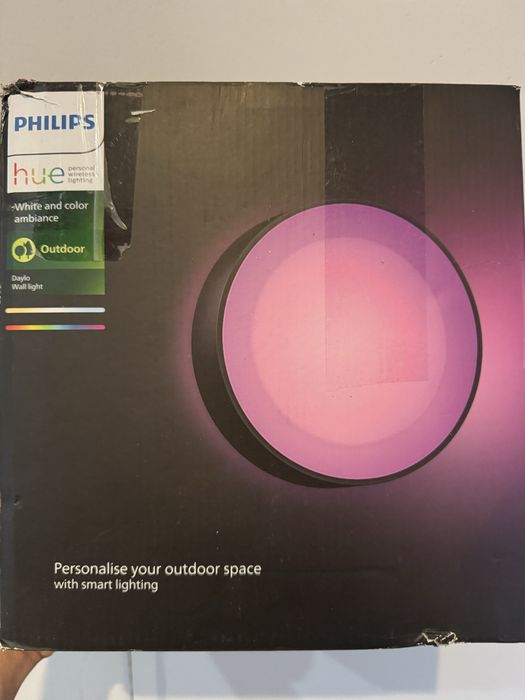 Philips HUE - LED RGBW Димируем екстериорен аплик Hue DAYLO LED/15W/230V 2000-6500K IP44